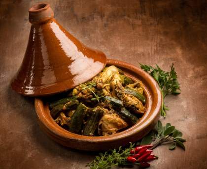 Tajine de poulet aux légumes