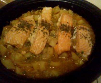 Tajine de saumon