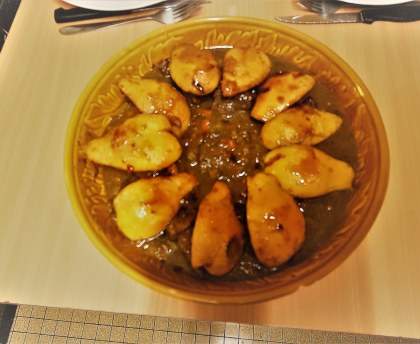 Tajine de viande au coing