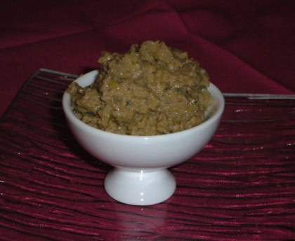 Tapenade d'olives vertes aux anchois