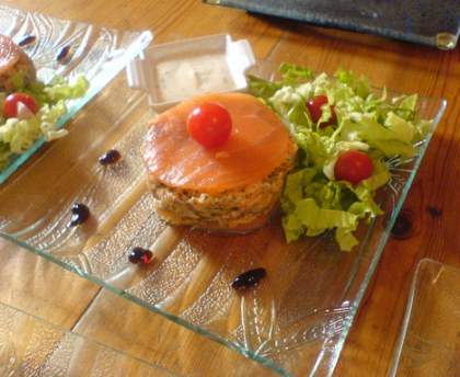 Tartare aux deux saumons et à l'aneth