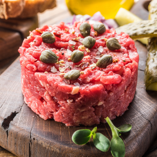 Tartare de bœuf à l’italienne
