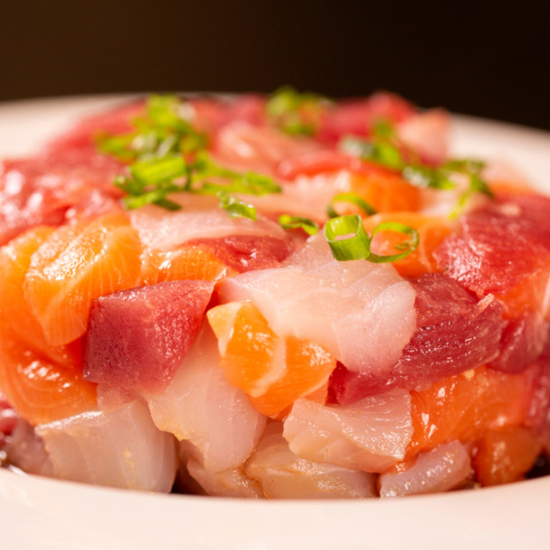 Tartare de daurade et saumon