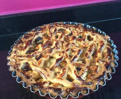 Tarte  aux pommes hollandaise