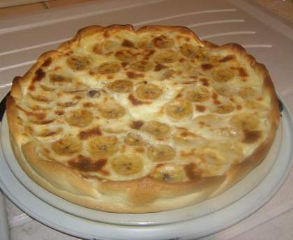 Tarte à la banane et à la cannelle