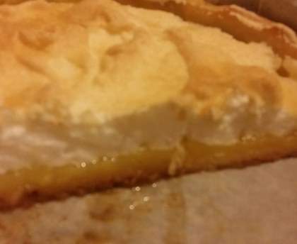 Tarte à la clémentine meringuée