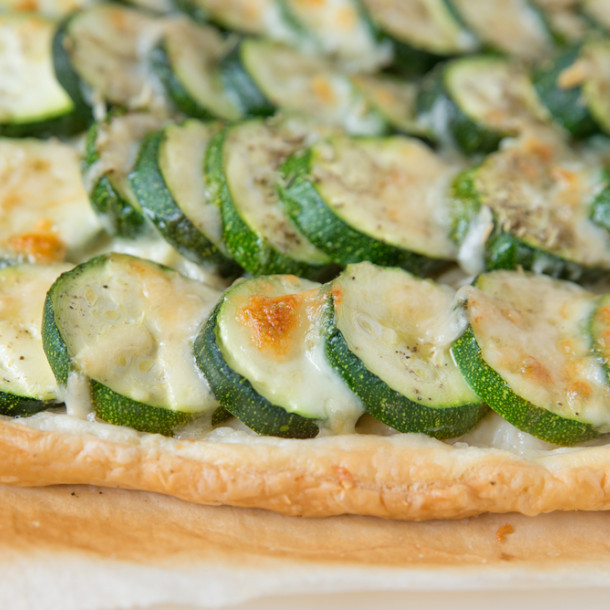 Tarte à la courgette et au chèvre au Thermomix