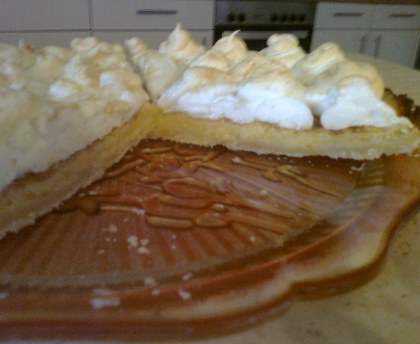Tarte à la crème de citron meringuée