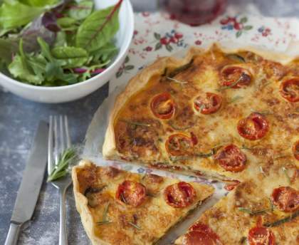Tarte à la piperade de ma bonne maman