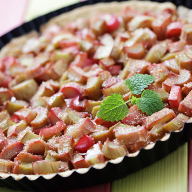 Tarte à la rhubarbe au Thermomix 