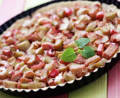 Tarte à la rhubarbe de Jeanne
