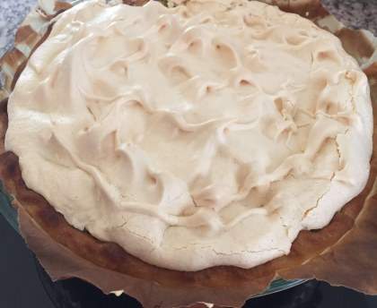 Tarte à la Rhubarbe Meringuée à la poudre d'amande