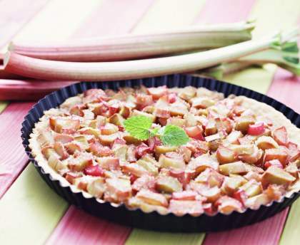 Tarte à la rhubarbe