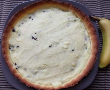 Tarte à la ricotta et bananes