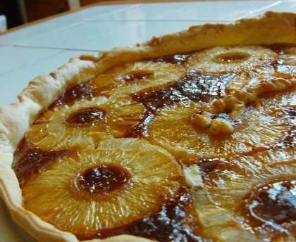 Tarte à l'ananas très facile
