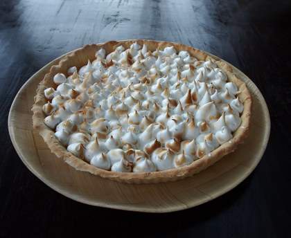 Tarte à l'orange meringuée
