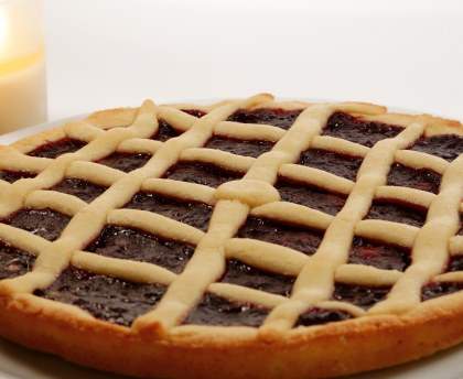 Tarte alsacienne à la confiture (linzer)