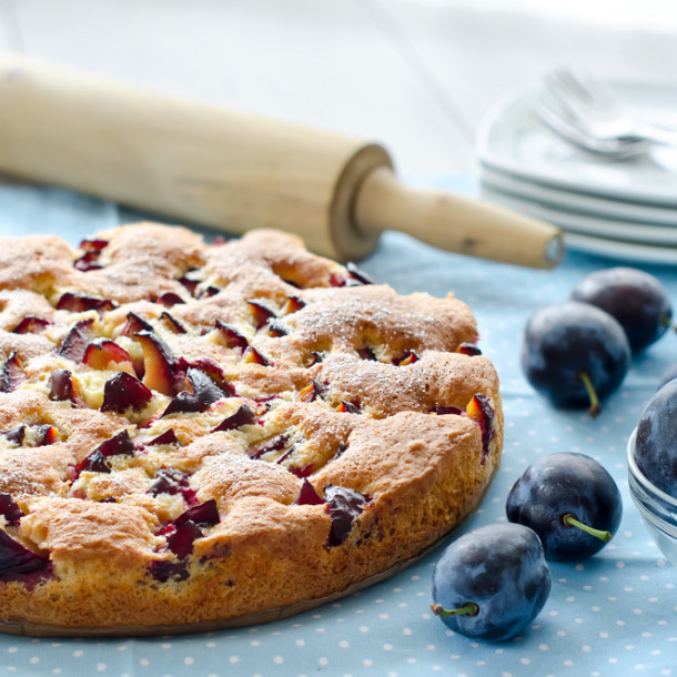 Tarte alsacienne aux quetsches au Thermomix