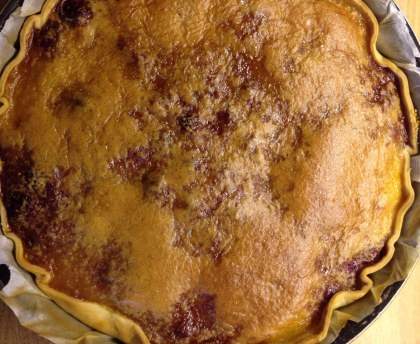 Tarte amandine aux cerises