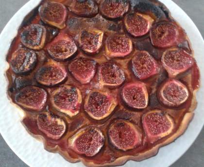 Tarte amandine aux figues