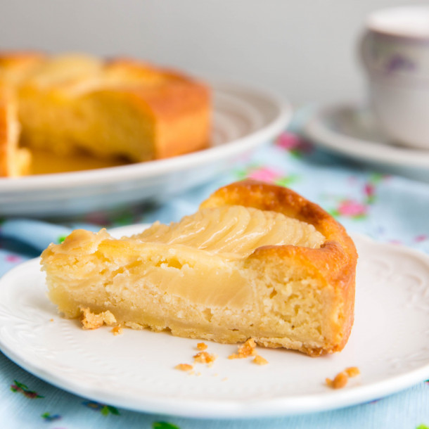Tarte amandine aux poires