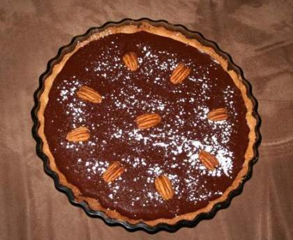 Tarte au chocolat et aux noix de pécan