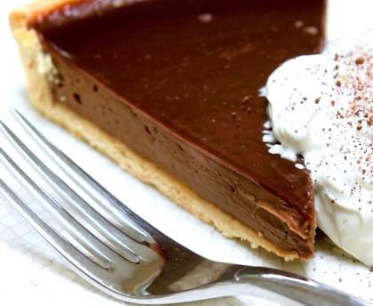 Tarte au chocolat facile