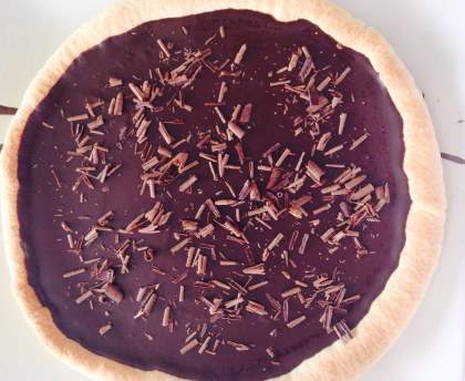 Tarte au chocolat inratable et sans oeuf