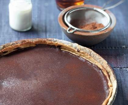 Tarte au chocolat noir