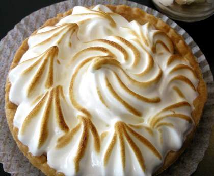 Tarte au citron et à la meringue