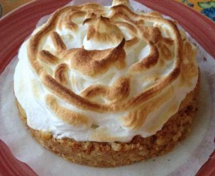 Tarte au citron et aux palets bretons