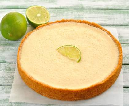 Tarte au citron vert légère