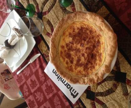 Tarte au cottage cheese sucrée