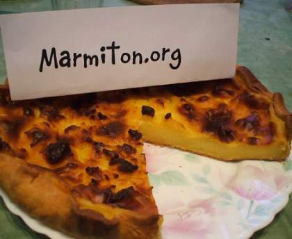 Tarte au flan à ma façon