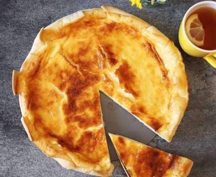 Tarte au flan de Micheline (26ème rencontre )