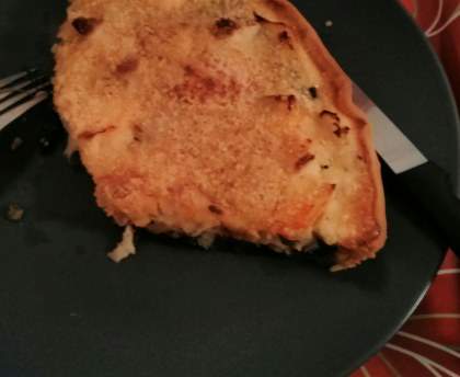 Tarte au haddock et aux épinards