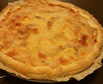Tarte au jambon cru, feta et légumes du soleil 