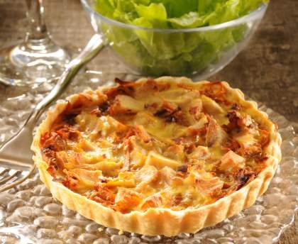 Tarte au lapin et aux carottes