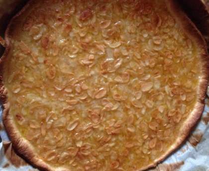 Tarte au miel et amandes!