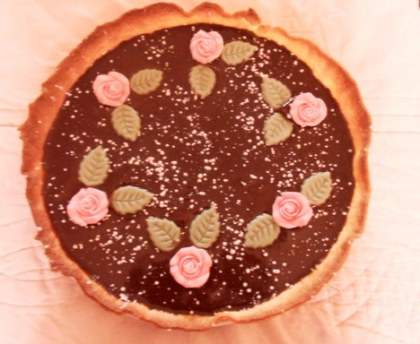 Tarte au Nutella fondante