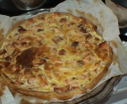 Tarte au saumon facile