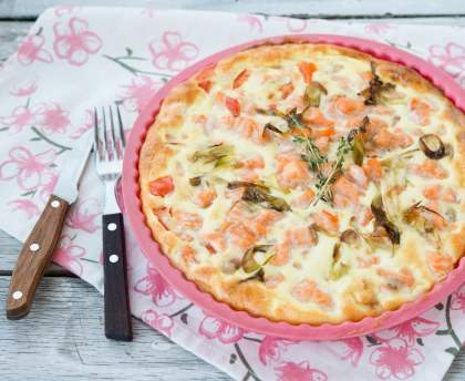 Tarte au saumon