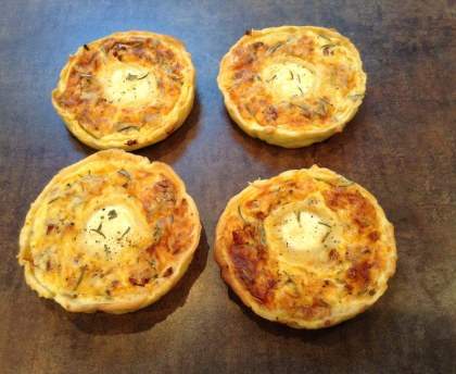 Tarte au thon aux tomates séchées