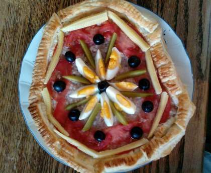 Tarte au thon en gelée