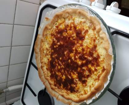 Tarte au thon et au maïs
