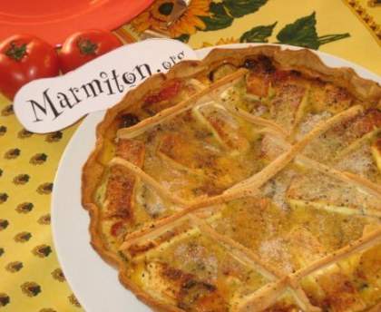 Tarte aux 3 poivrons 