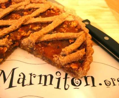 Tarte aux abricots séchés