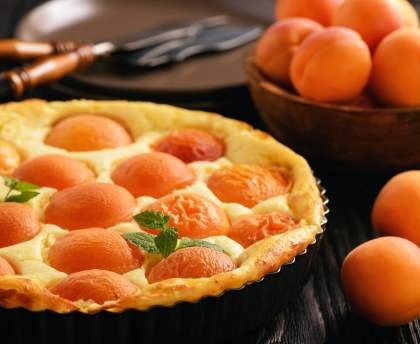 Tarte aux abricots