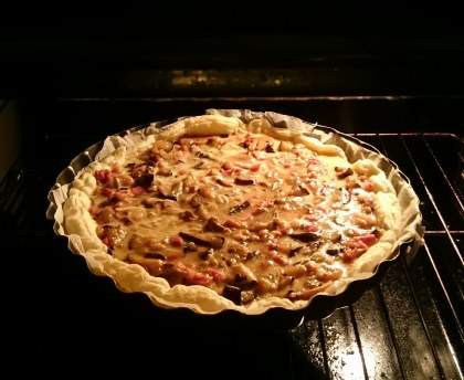 Tarte aux aubergines