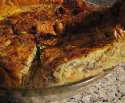 Tarte aux blettes et au chorizo